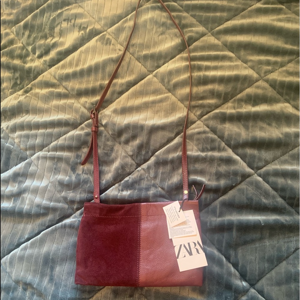 Zara Leather Crossbody Nag (NEW)